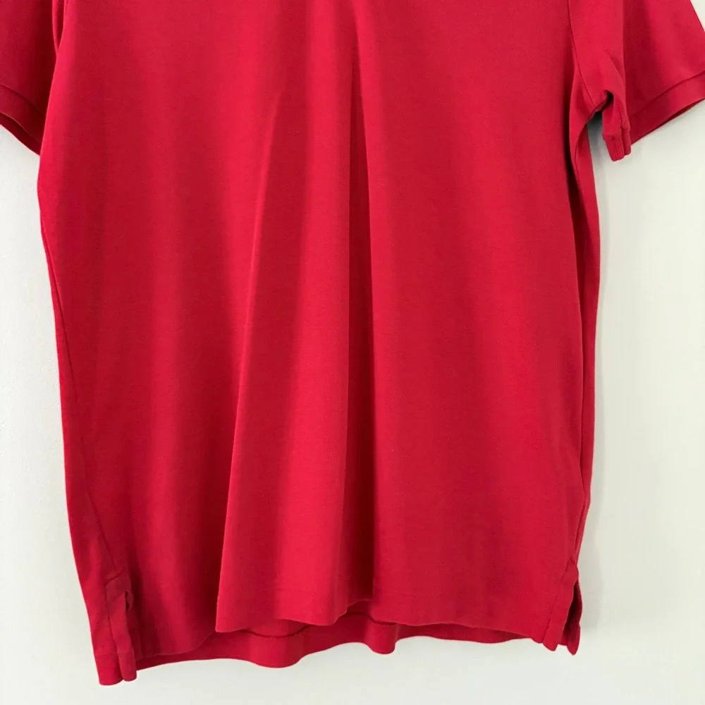 Polo Ralph Lauren Mens Shirt S Red Classic Fit Short Sleeve Pony Logo Cotton